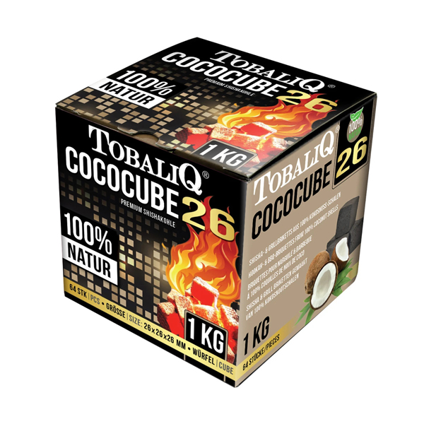 1 kg Shisha COCOCUBE Premium Naturkohle